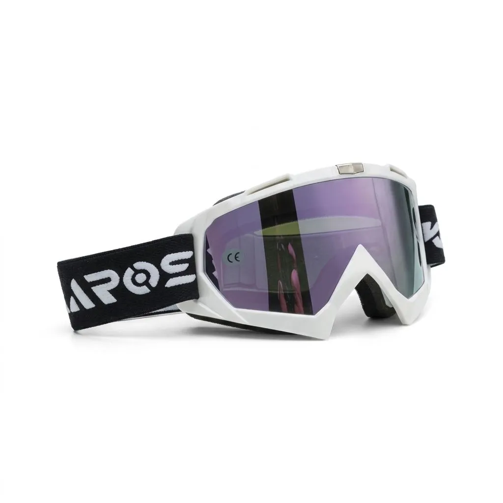Visor Lila Marco Blanco