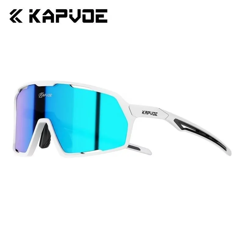 Lentes Visor Celeste Marco Blanco
